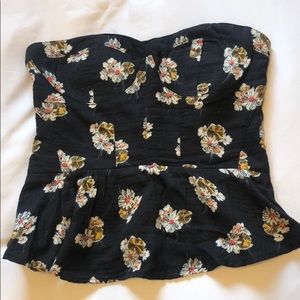 Urban Outfitters Strapless crop tube top